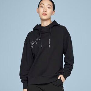 On Running Women’s Graphic Club Hoodie Black/White